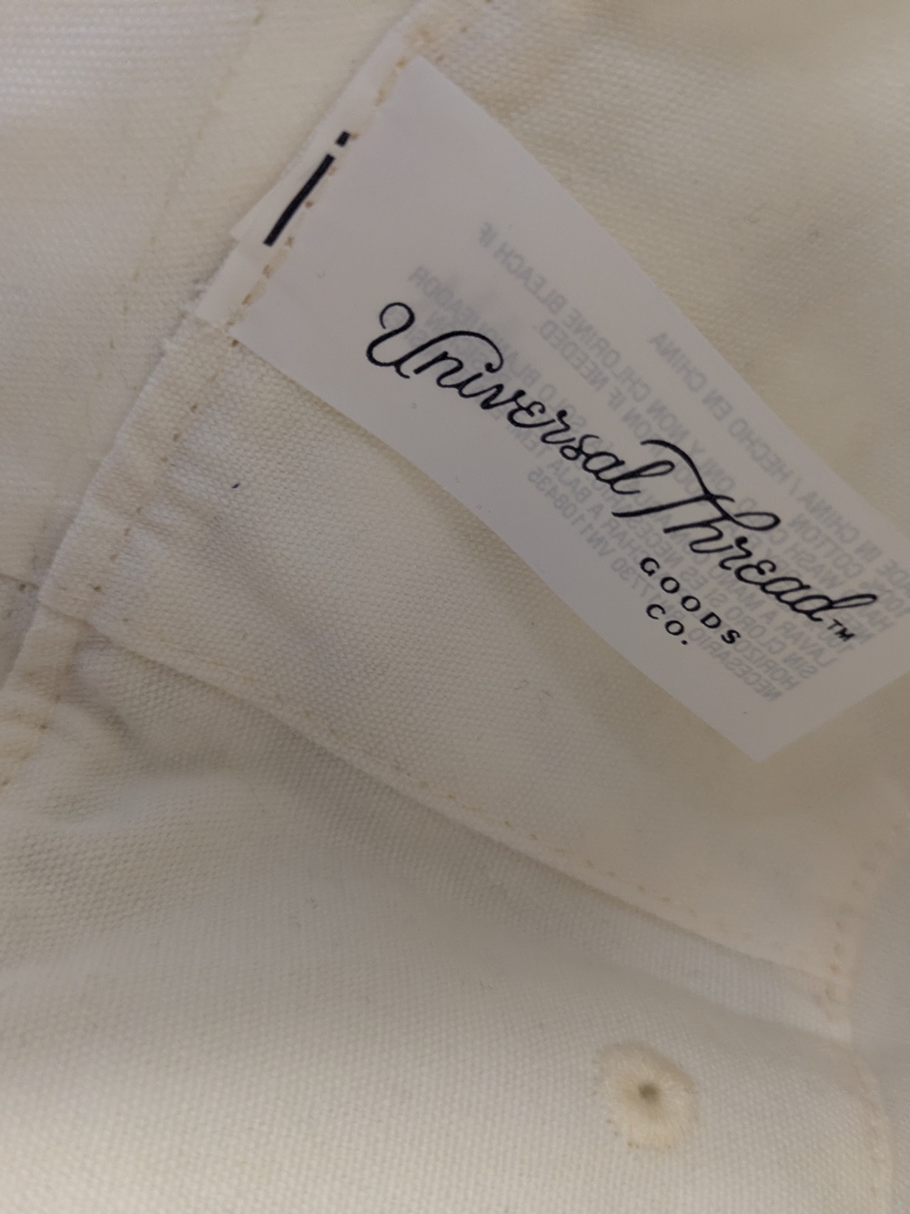 Universal Thread Beige and White Gingham Bucket Hat - Picture 3 of 4